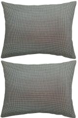 Maki Home Yüzde Yüz Pamuklu Minik Kareler İki Adet 50x70 Yastık Kılıfı Seti