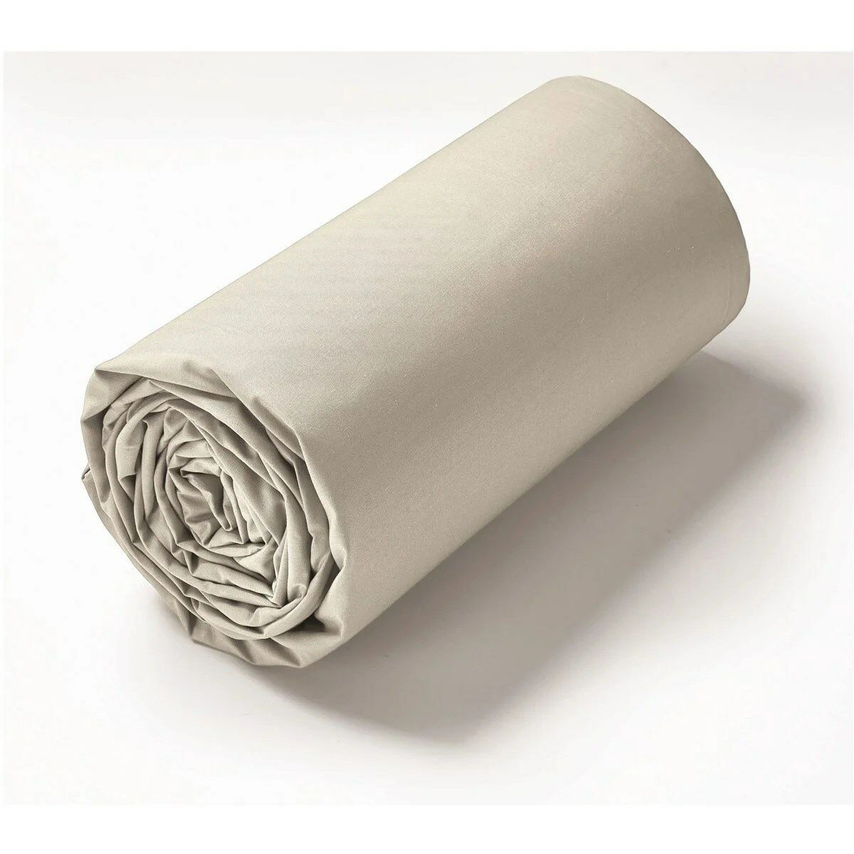 Maki Home Yüzde Yüz Pamuklu Bej 120x200+50x70 Tek Kişilik Lastikli Çarşaf Takımı