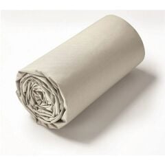 Maki Home Yüzde Yüz Pamuklu Bej 120x200+50x70 Tek Kişilik Lastikli Çarşaf Takımı