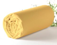 Maki Home Yüzde Yüz Pamuklu Hardal Sarısı Yastık Kılıfsız 180x200 Battal Boy Lastikli Çarşaf