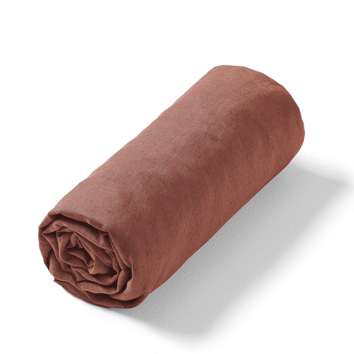 Maki Home Yüzde Yüz Pamuklu Kahve Yastık Kılıfsız 180x200 Battal Boy Lastikli Çarşaf