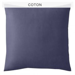 Maki Home Yüzde Yüz Pamuklu 63x63 cm Lacivert Kare İki Adet Yastık Kılıfı Seti