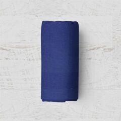 Maki Home Yüzde Yüz Pamuklu Lacivert 120x200+50x70 Tek Kişilik Lastikli Çarşaf Seti