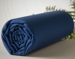 Maki Home Yüzde Yüz Pamuklu Lacivert 120x200+50x70 Tek Kişilik Lastikli Çarşaf Seti