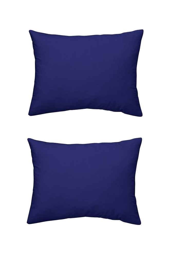 Maki %100 Pamuklu Lacivert 2 Adet 50x70 Yastık Kılıfı