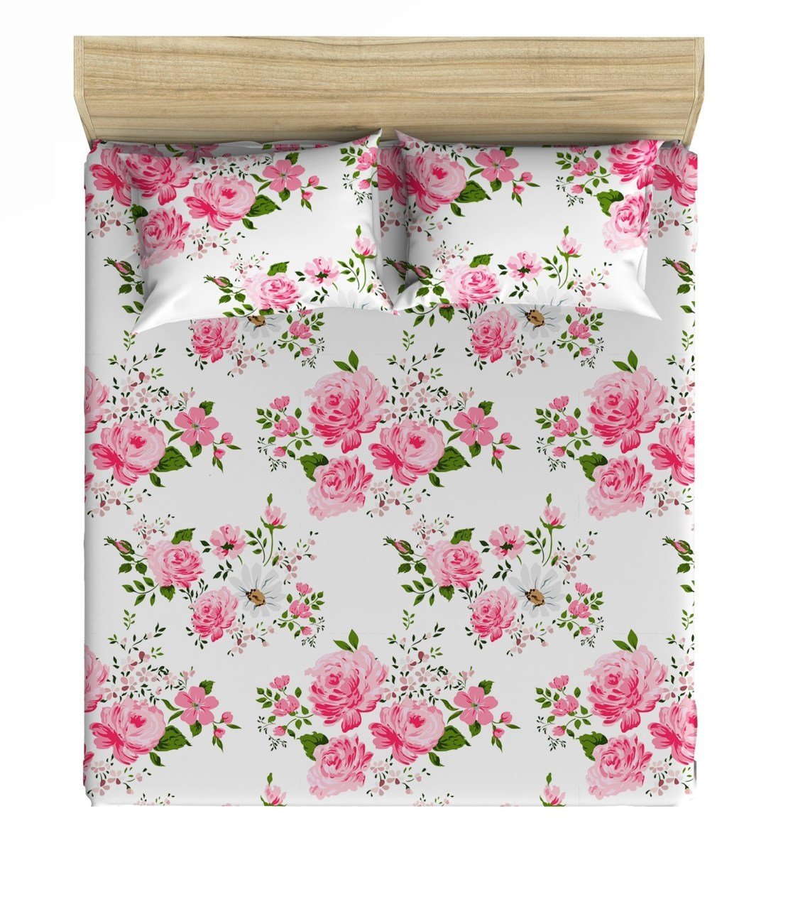 Maki Pamuklu Lamus 160x200 Çift Kişilik Lastikli Çarşaf Takımı