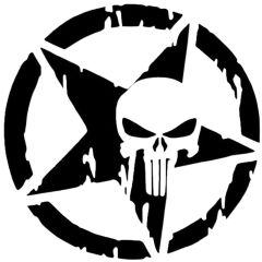 Kaliteli Penye Kadın Erkek Yetişkin Baskılı Beyaz Gri Siyah Tshirt Punisher Gri