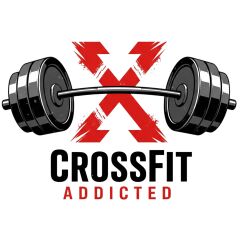 Maki Home Kadın Erkek Unisex Yetişkin Crossfit Addicted Baskılı Gri Tshirt
