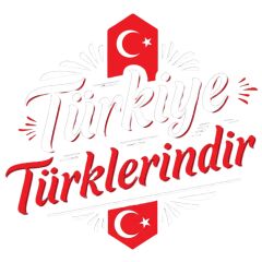 Maki Home Kadın Erkek Unisex Yetişkin Türkiye Türklerindir Baskılı Siyah Tshirt