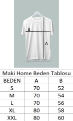 Maki Home Kadın Erkek Unisex Yetişkin Crossfit Addicted II Baskılı Beyaz Tshirt