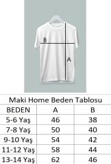 Maki Home Kız Çocuk Daisy Duck Baskılı Siyah Tshirt 5 6 7 8 9 10 11 12 13 14 yaş disney miki mouse