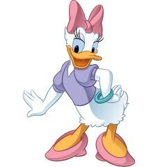 Maki Home Kız Çocuk Daisy Duck Baskılı Siyah Tshirt 5 6 7 8 9 10 11 12 13 14 yaş disney miki mouse
