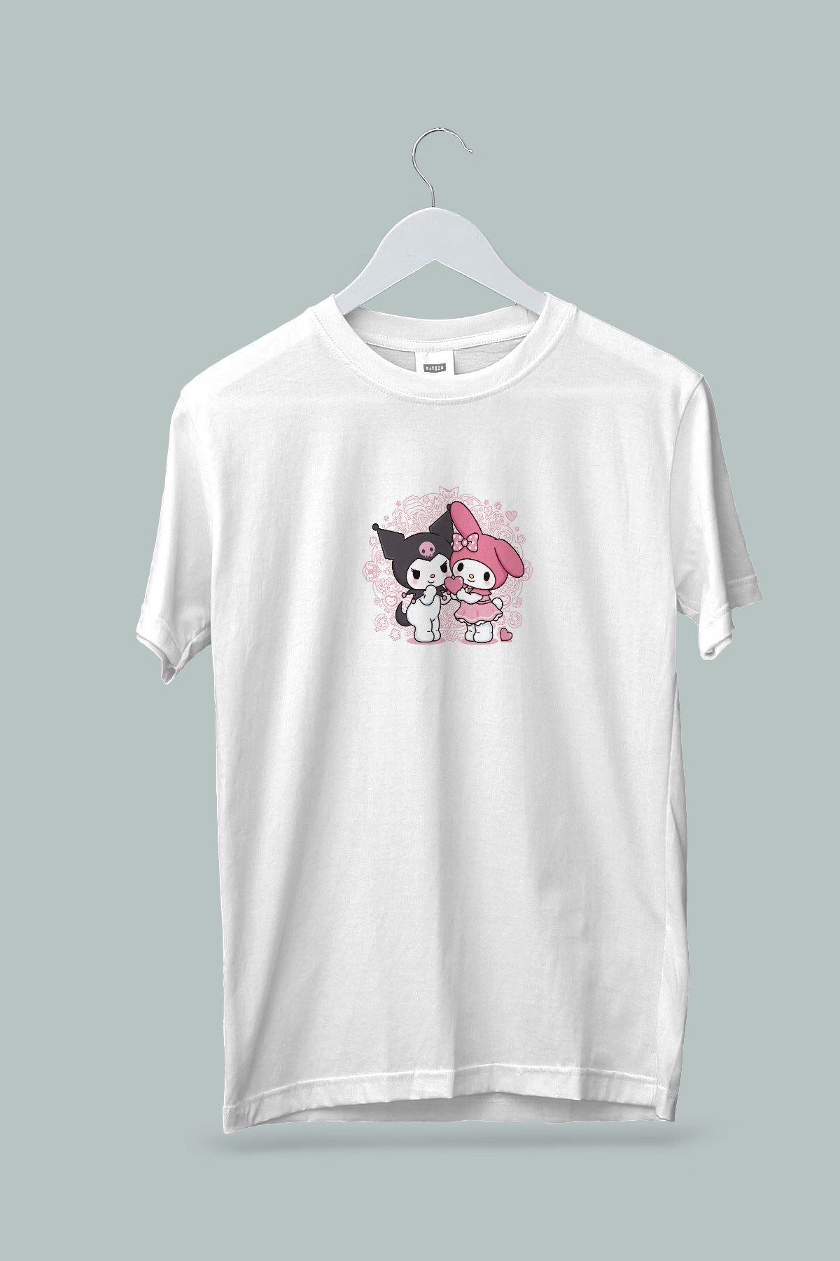 Maki Home Kız Çocuk Lilo Sticth III Baskılı Beyaz Tshirt 5 6 7 8 9 10 11 12 13 14 yaş