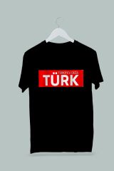 Maki Home Kadın Erkek Unisex Yetişkin Türkiyeli Değil Türk Baskılı Siyah Tshirt