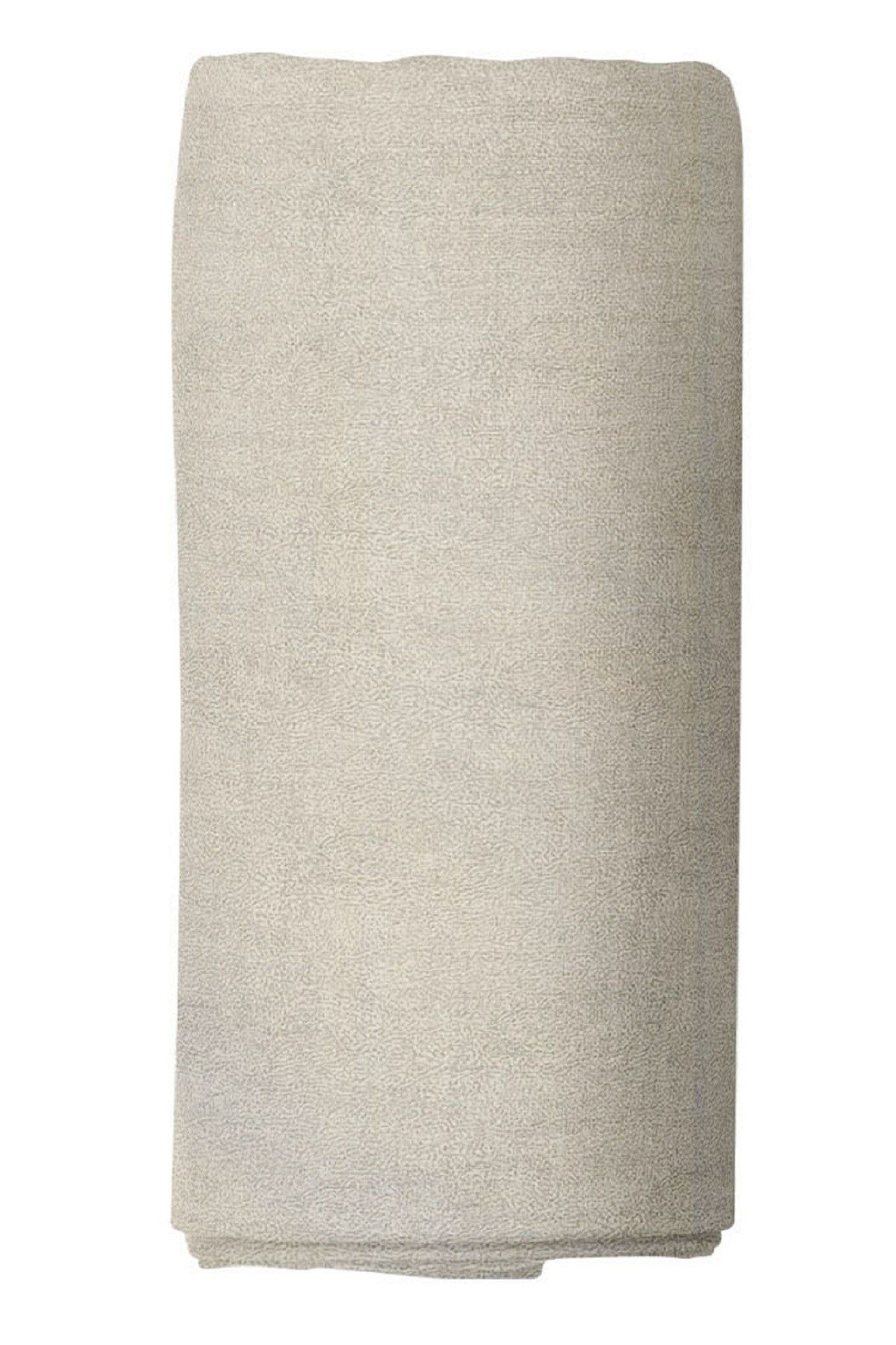 Maki Home Pamuklu Polycotton Efektli Bej 160x200+2*(50x70) Çift Kişilik Lastikli Çarşaf Takımı